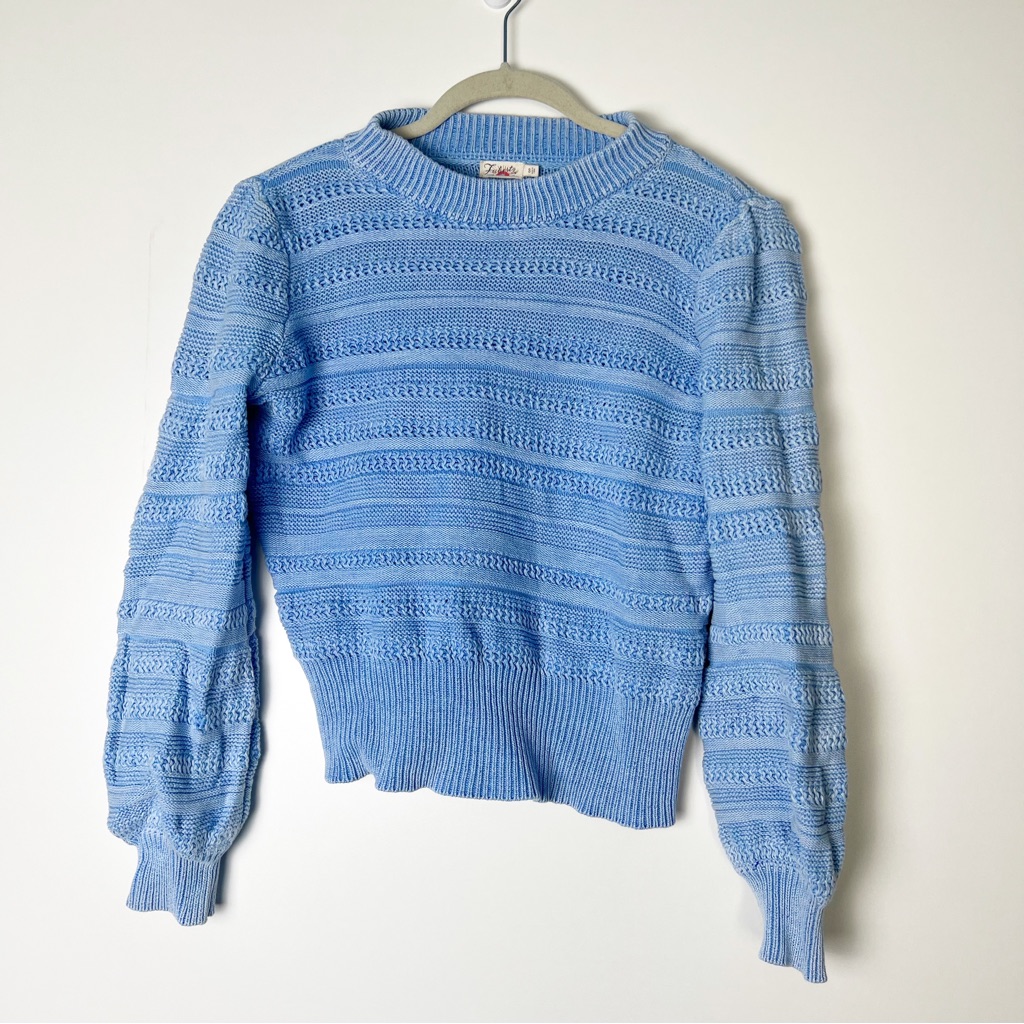 Faherty Blue Morro Sweater